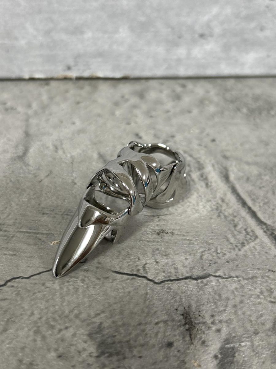 VITALY バイタリー アーマーリング リング 指輪 size15号/シルバー ■■◎ メンズ拍卖