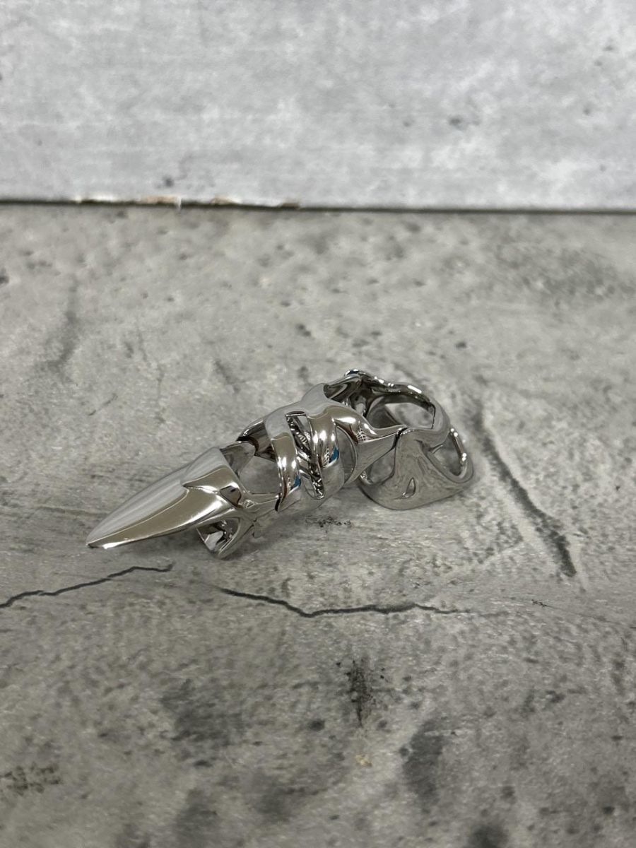 VITALY バイタリー アーマーリング リング 指輪 size11号/シルバー ■■◎ メンズ拍卖