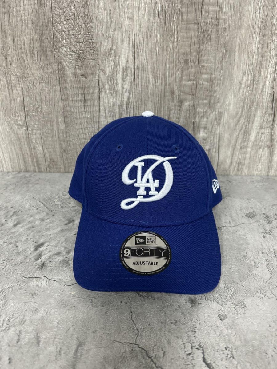 ニューエラ ロサンゼルス・ドジャース ロゴ キャップ 青 ■■ メンズ拍卖