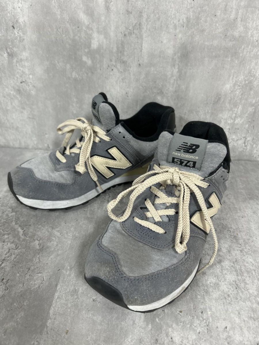 New Balance ニューバランス U574LGG ローカット スニーカー size26.5/グレー ■■ メンズ拍卖