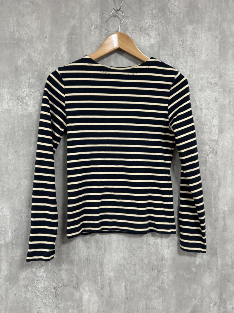 ネコポスOK DO!FAMILY ドゥファミリィ ボーダー ロング カットソー sizeM/紺 ◆■ レディース拍卖