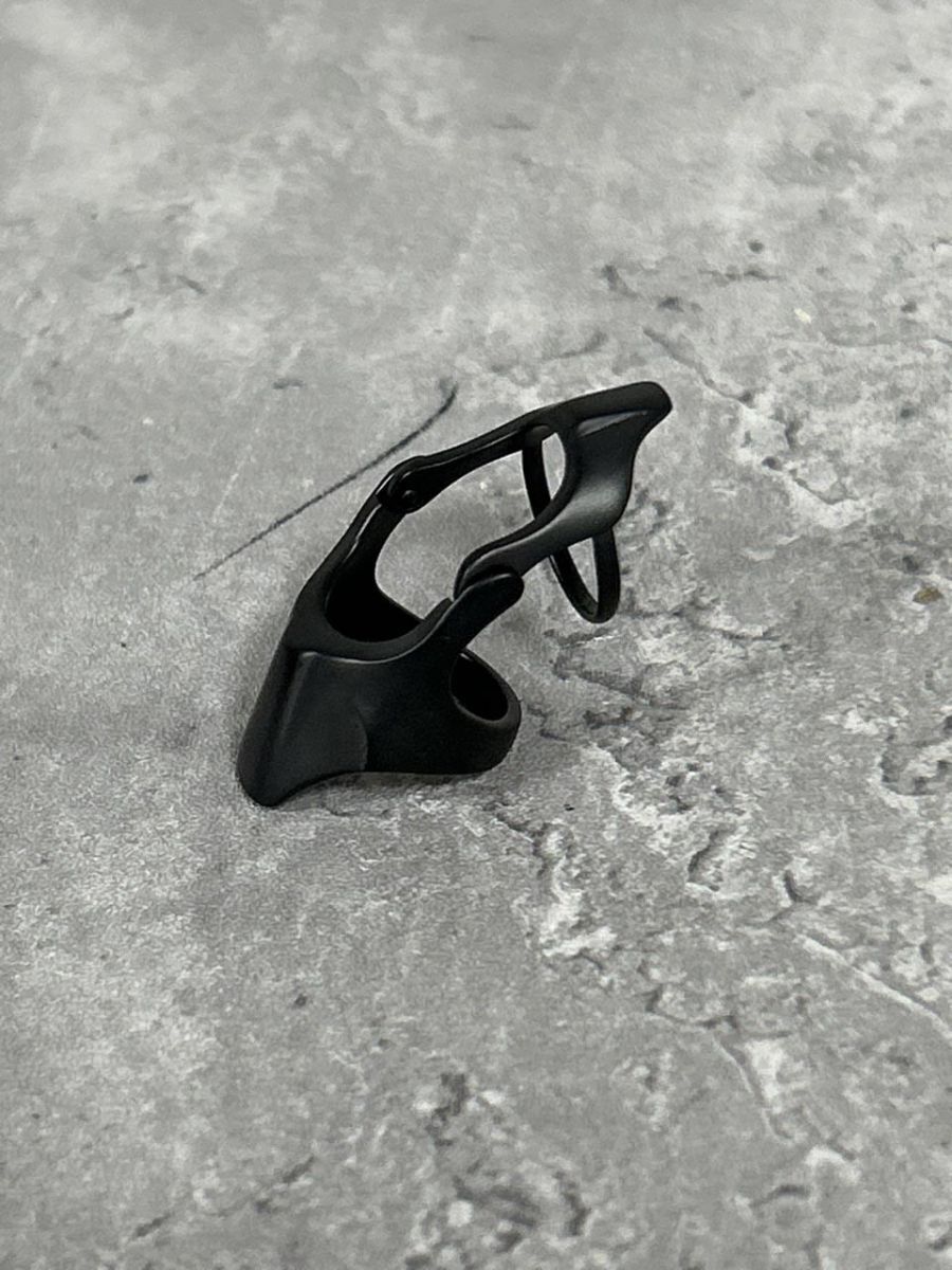 ネコポスOK VITALY バイタリー ? Proxy Ring アーマーリン グユニセックス リング 指輪 size9号/黒 ■■◎ メンズ拍卖