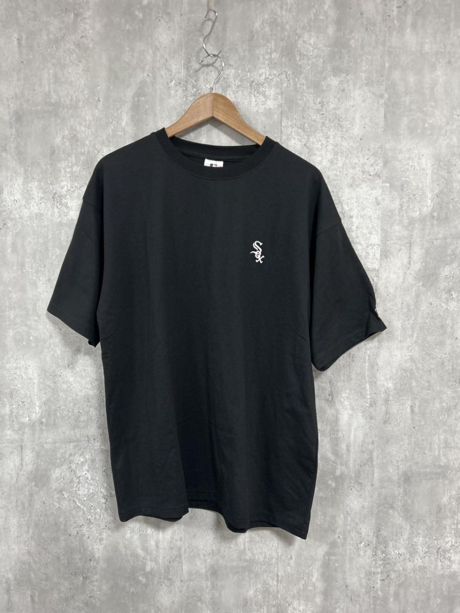 ネコポスOK GENUINE MERCHANDISE Chicago White Sox 刺繍ロゴ Tシャツ sizeXL/黒 ■◆ メンズ拍卖