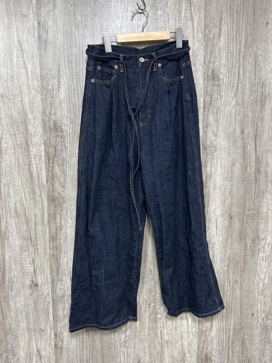 FREE’S MART フリーズマート ハイウエスト ワイド デニムパンツ sizeML/濃紺 ■■ レディース拍卖