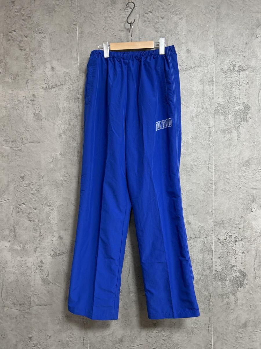ネコポスOK MIZUNO ミズノ 90s ランバード ナイロン パンツ sizeO/青 ■■ メンズ拍卖