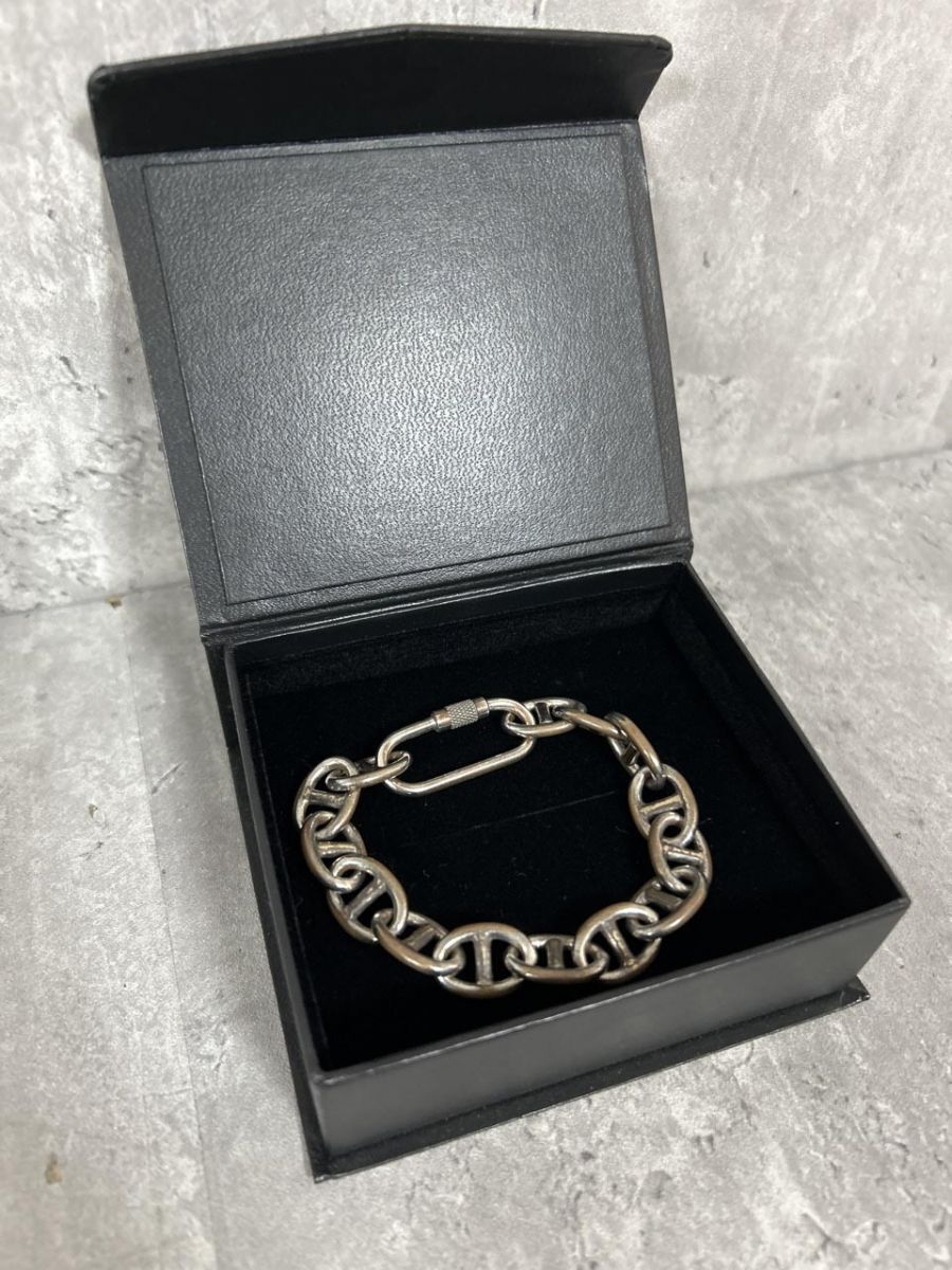 glamb グラム GB0123 ボンドブレスレット ブレスレット sizeF/シルバー ■■ メンズ拍卖