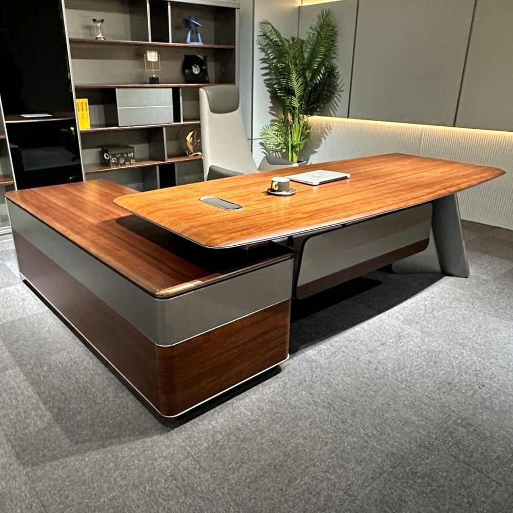 【送料無料】豪華!新品 大型 高級 オーナーデスク パソコンデスク 社長机 社長デスク エグゼクティブデスク プレジデントデスク PCデスク拍卖