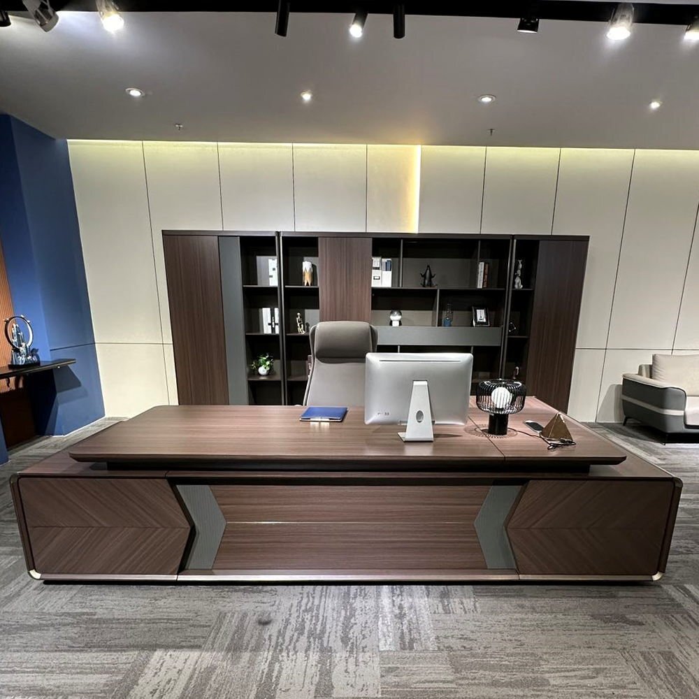 【送料無料】豪華!新品 大型 高級 オーナーデスク パソコンデスク 社長机 社長デスク エグゼクティブデスク プレジデントデスク PCデスク拍卖