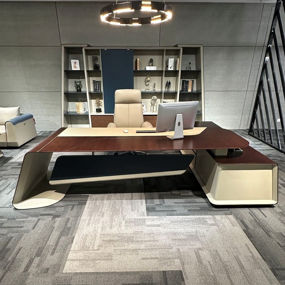 【送料無料】豪華!新品 大型 高級 オーナーデスク パソコンデスク 社長机 社長デスク エグゼクティブデスク プレジデントデスク PCデスク拍卖
