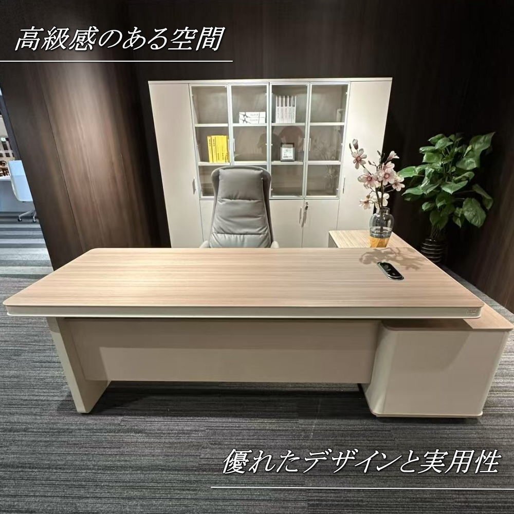 【送料無料】豪華!新品 大型 高級 オーナーデスク パソコンデスク 社長机 社長デスク エグゼクティブデスク プレジデントデスク PCデスク拍卖