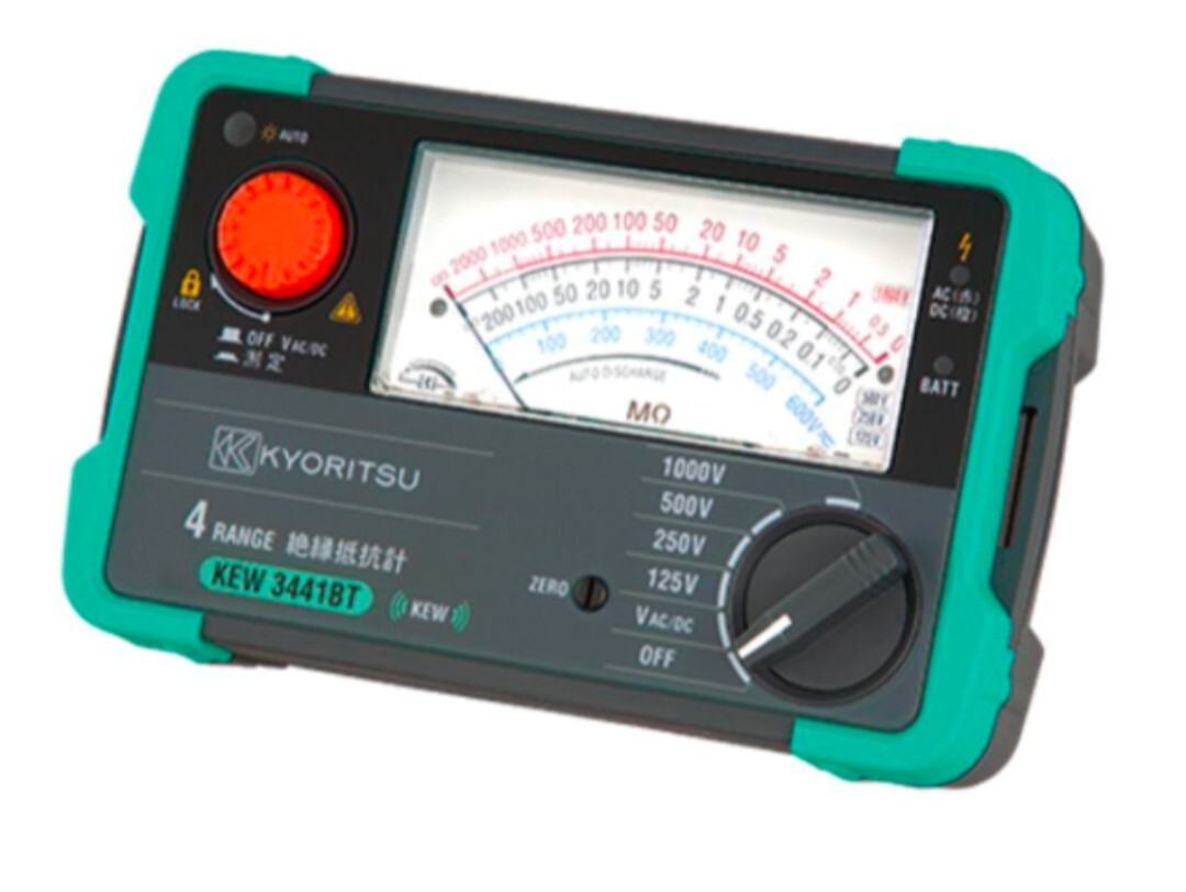新品 共立電気 絶縁抵抗計 KEW 3441BT新品52,800円を格安で! 拍卖
