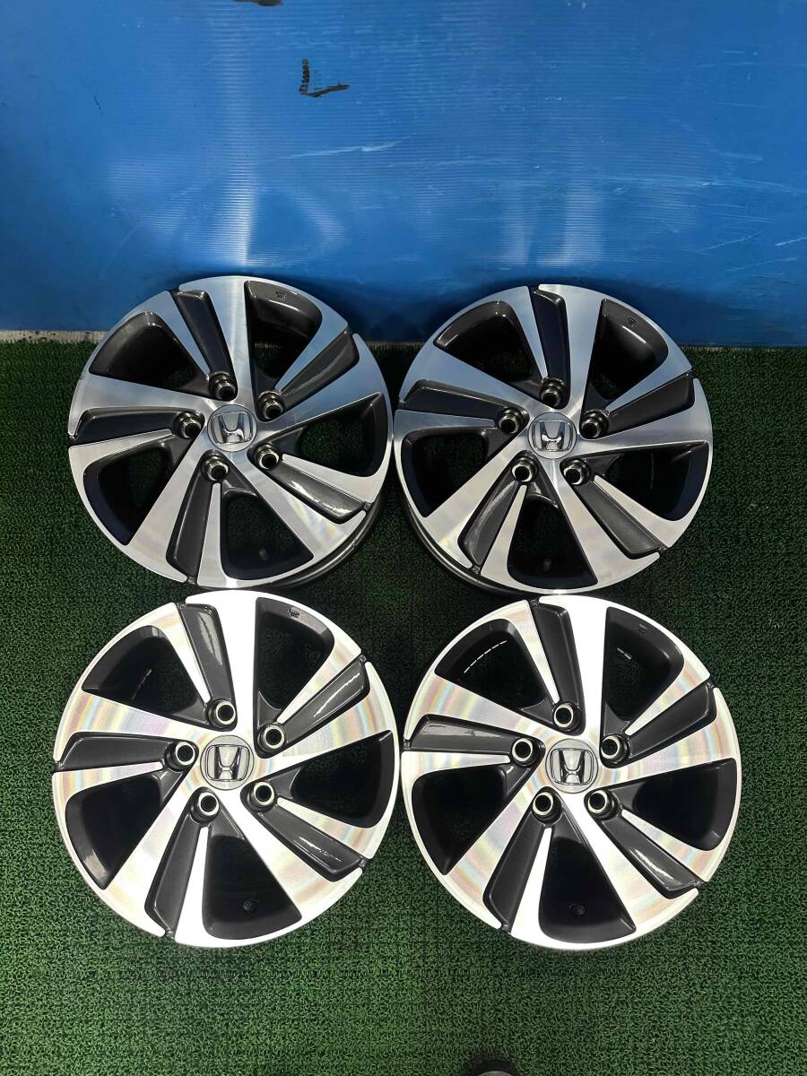 ホンダ純正 フリード純正 15×5.5j 114.3-5H +49 中古4本セット!!拍卖