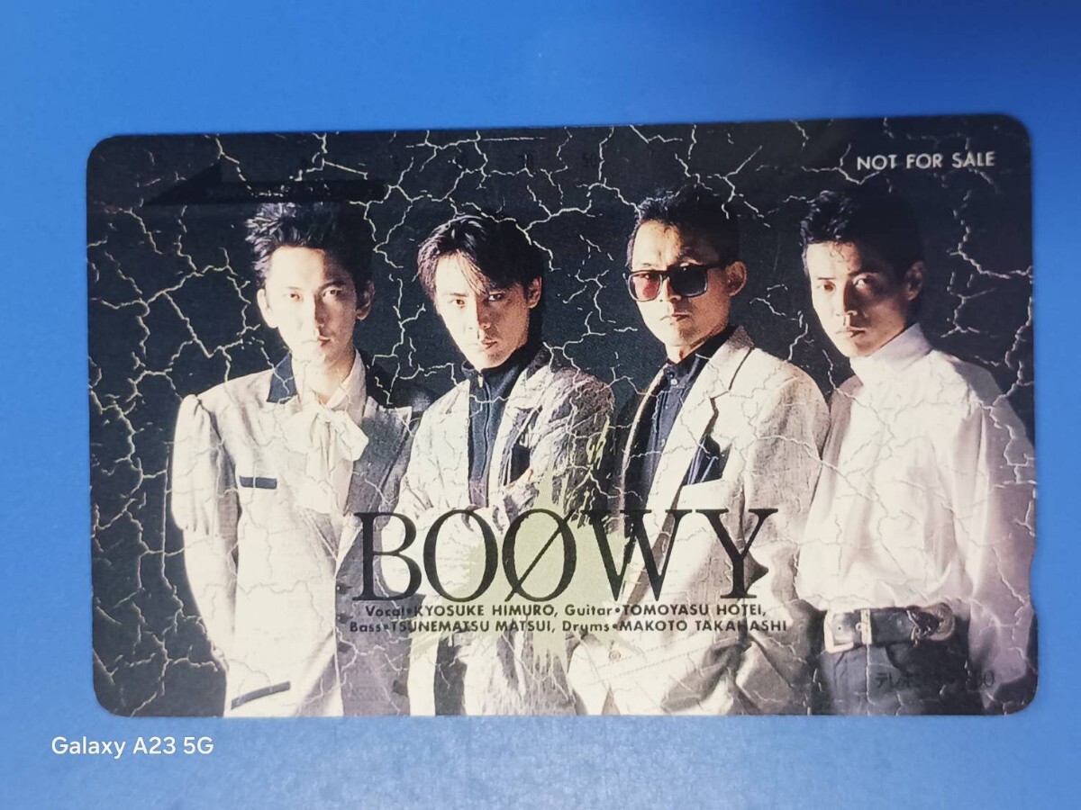 テレホンカード ミュージシャン BOOWY拍卖