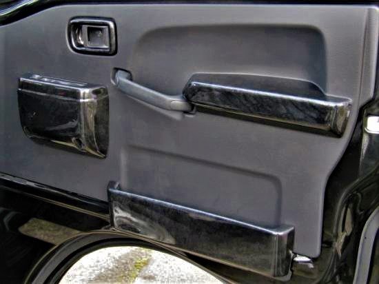 セール ハイゼットトラック 前期 S500P インテリアサイドパネルカバー8p 黒木目 黒ウッド調 内装パネル拍卖