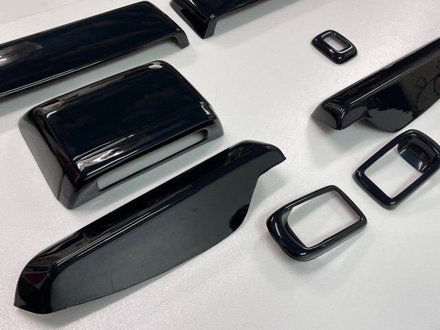 ハイゼットトラック ジャンボ 前期 S500P インテリアサイドパネルカバー8p ピアノブラック 黒 内装パネル はろーすぺしゃる拍卖