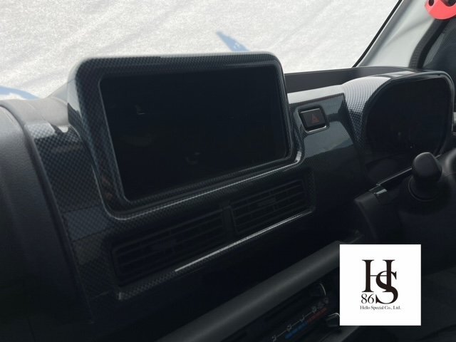 ハイゼットトラック後期 標準エクストラ S510P メーター周りインテリアパネルカバー2p カーボン調 カーボン柄 はろーすぺしゃる拍卖