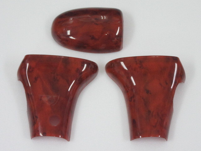 ハイゼットトラック前期 S500P ジャンボ 3Dインテリアシフトレバーカバー3p 新茶ウッド調 茶木目拍卖