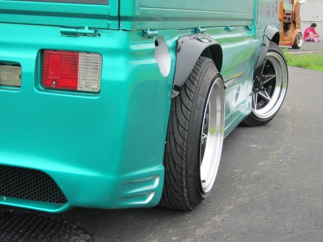 ハイゼットトラック前期 S200P レッドクリアークリスタルテールレンズ 左右セット はろーすぺしゃる 赤白テール レンズ 拍卖