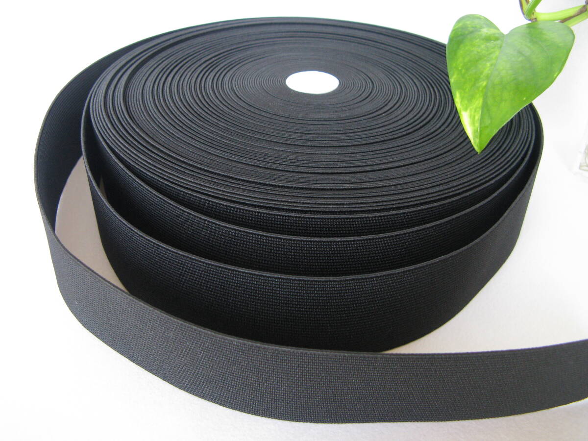 【お得】Eタイプ/平ゴム/プロ仕様/黒/40mm×5m拍卖