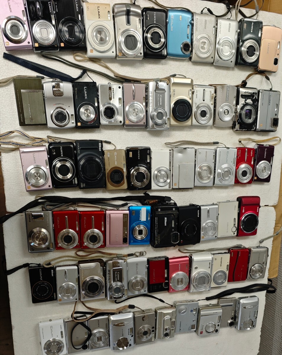 デジタルカメラ Canon IXY DIGITAL SONY Cyber-shot Nikon CASIO OLYMPUS 他 大量まとめ ジャンク拍卖