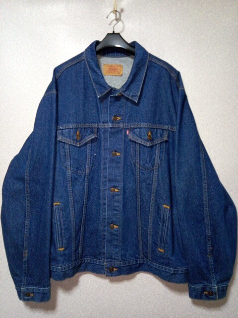 ヴィンテージ USA製 リーバイス 71506-0126 ビッグサイズ52L 濃紺 デニムジャケット拍卖