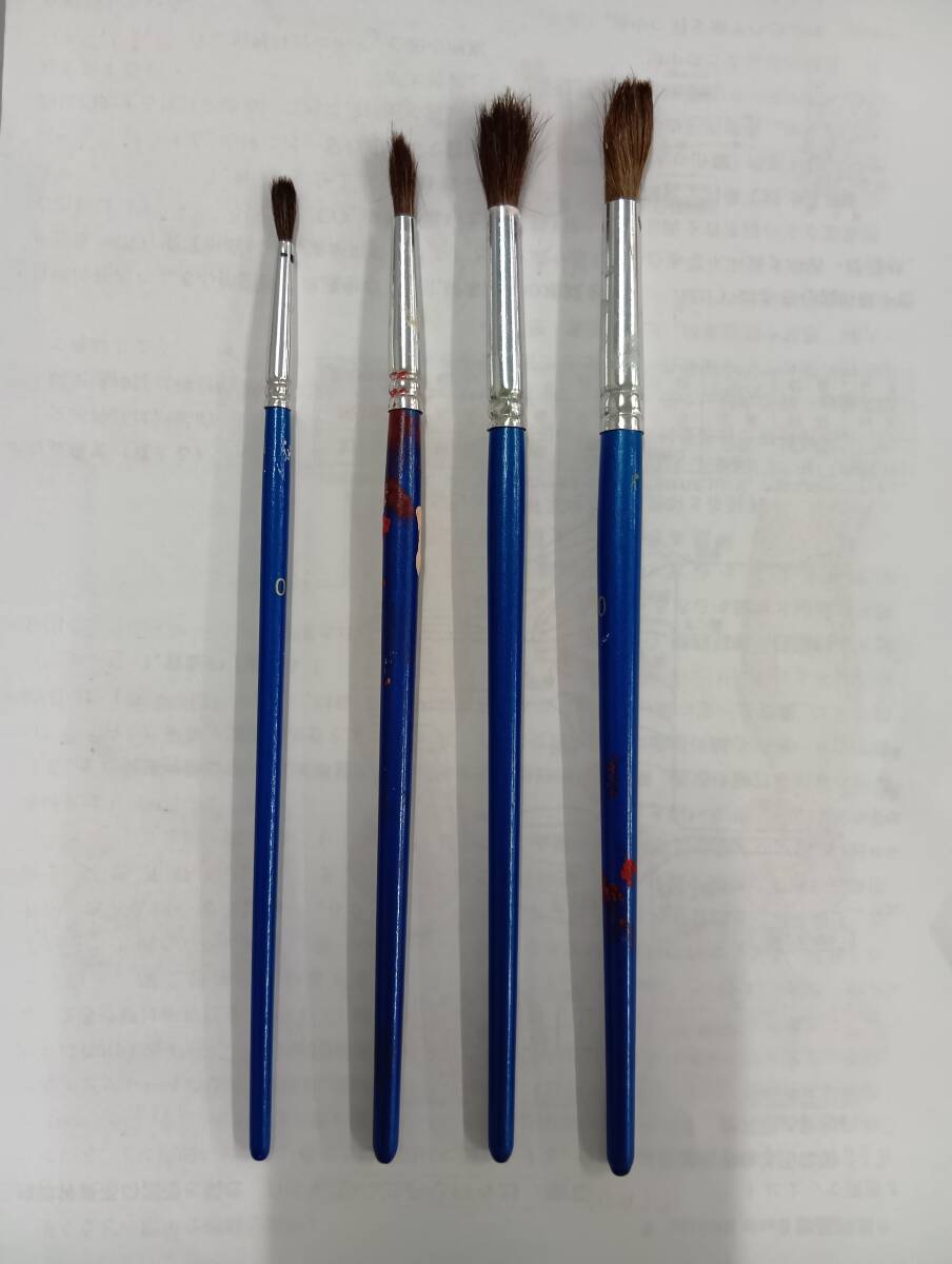 絵筆4本 使用済み拍卖