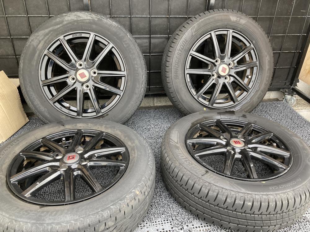 SEIN SS 175/65R14 リム径14(F/R) リム幅4.5J(F/R) オフセット45(F/R) PCD100(F/R) 4H ハブ径6.6(F/R)拍卖