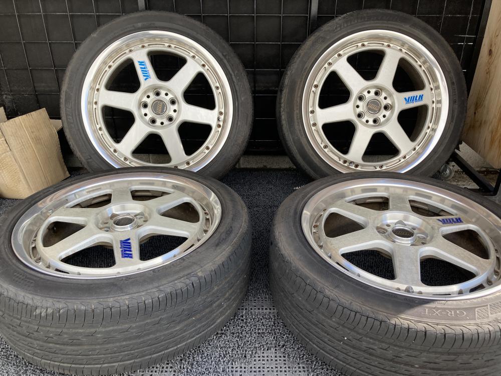 RAYS VOLK RACING GT-P 215/45R18 リム径18(F/R) リム幅7.5J(F/R) オフセット48(F/R) PCD100(F/R) 5H ハブ径6.4(F/R)拍卖