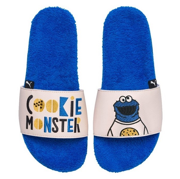 プーマ セサミストリート コラボ 50 リードキャット プレスクール 21cm 3C クッキーモンスター SESAMI STR 50 Leadcat PS キッズ サンダル拍卖