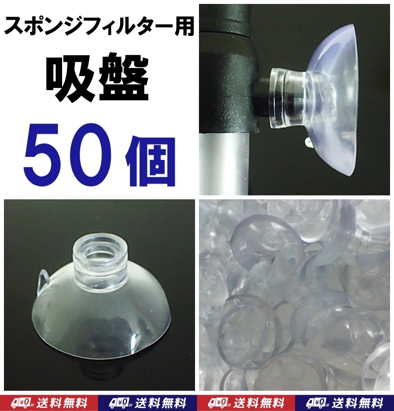 【送料込】スポンジフィルター用吸盤 C 50個   新品 即決  シュリンプ・金魚・メダカ・ディスカス水槽のろ過フィルター用部品拍卖