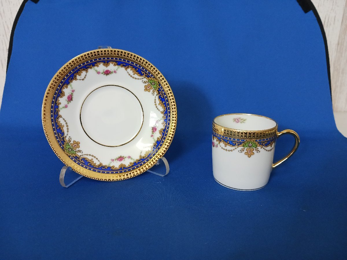 LIMOGES LEGLE リモージュ レグル デミタスカップ&ソーサー(現状品)拍卖