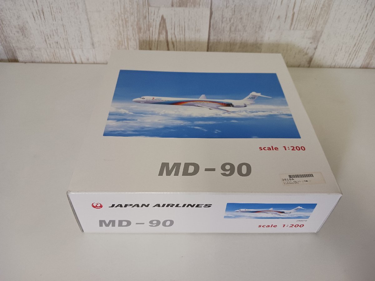 ミニュチュアモデル 1:200 JAS MD-90(7号機)JALUX (現状品)拍卖