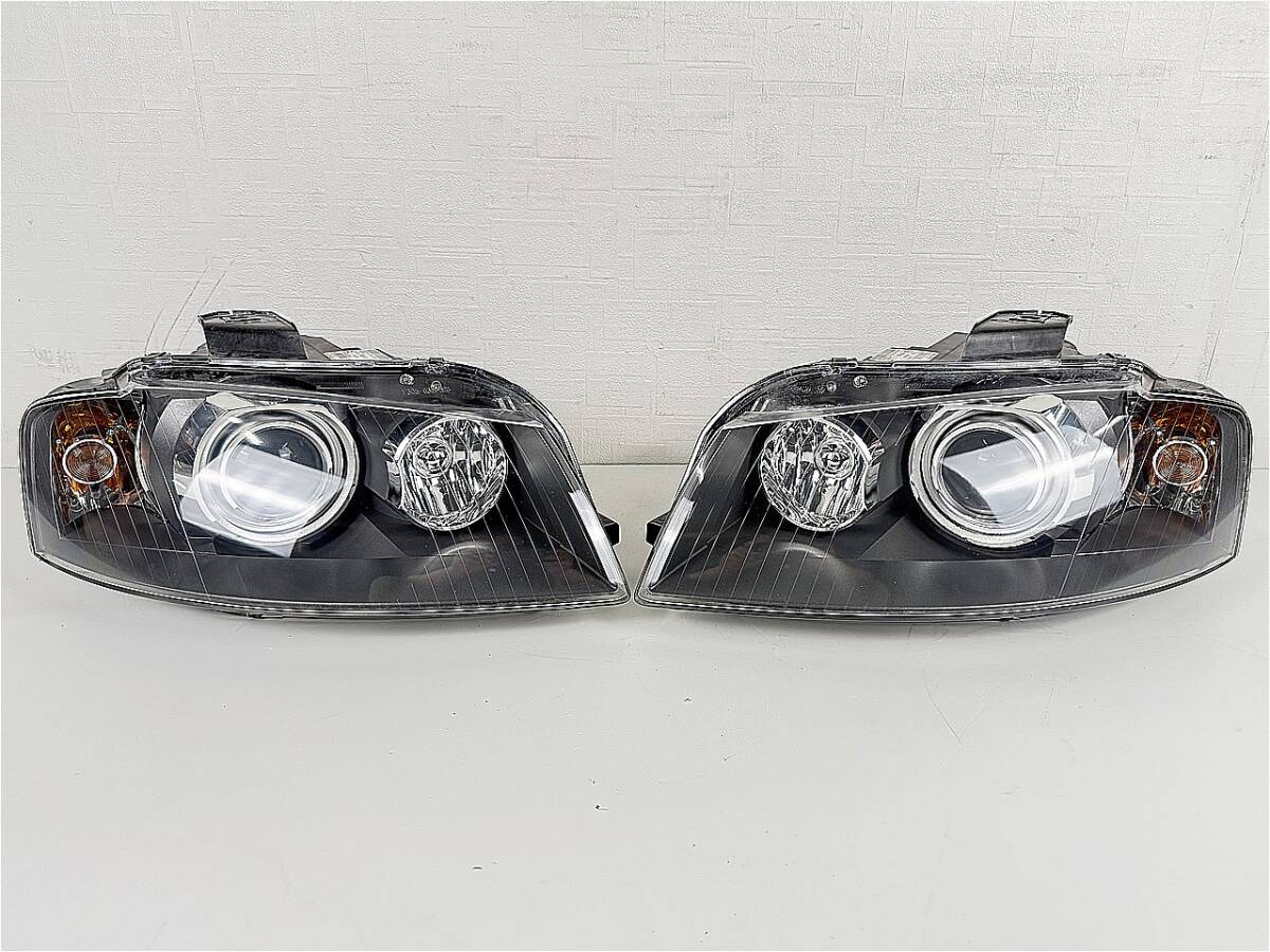 美品/破損無 ABA-8PBZB 8P アウディ A3 スポーツバック 平成20年 純正 左右セット HID ヘッドライト 8P0941 004AG/003AG★ A160拍卖