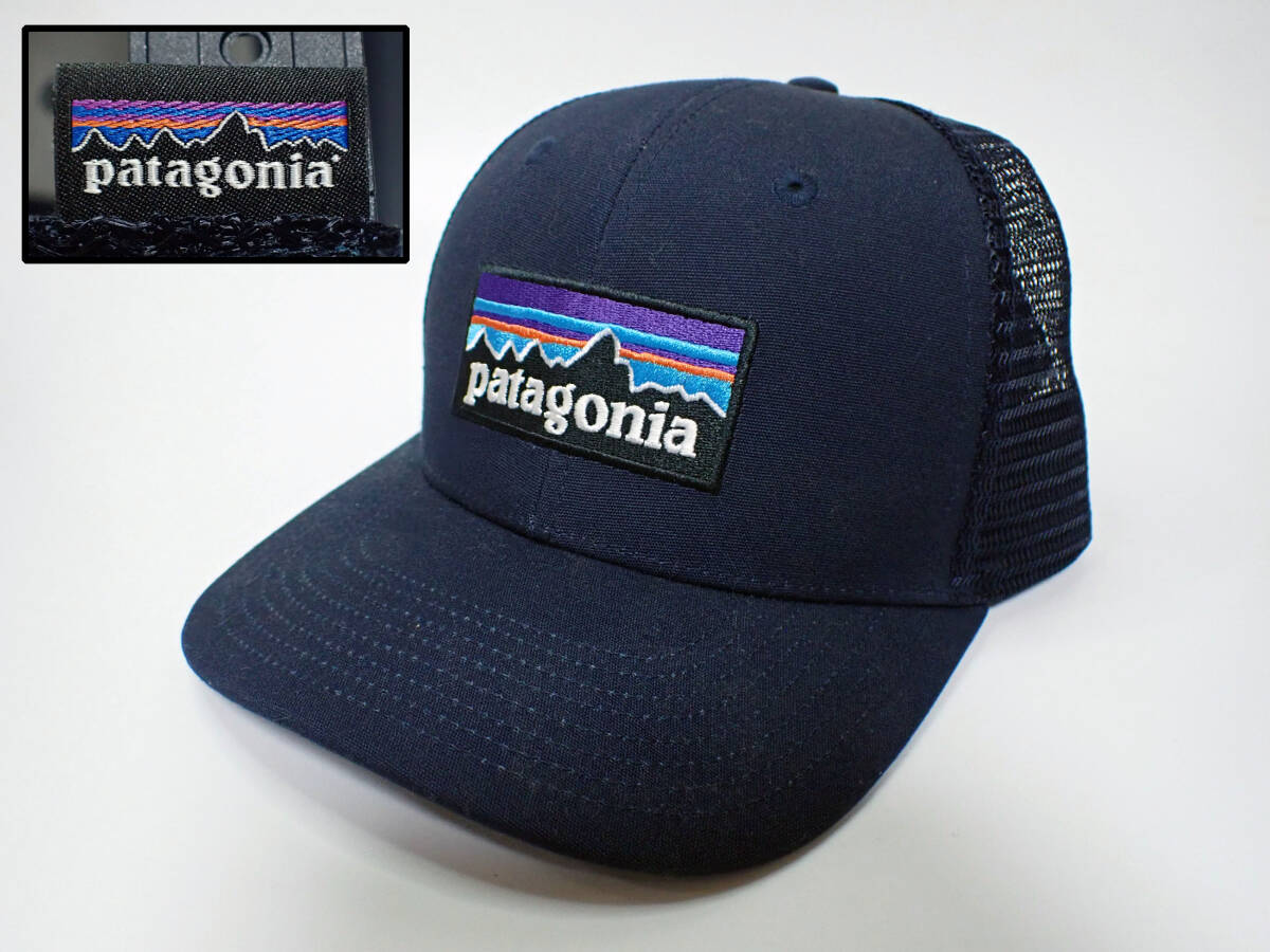 本物保証 Patagonia メッシュキャップ Navy トラッカーキャップ フリーサイズ拍卖