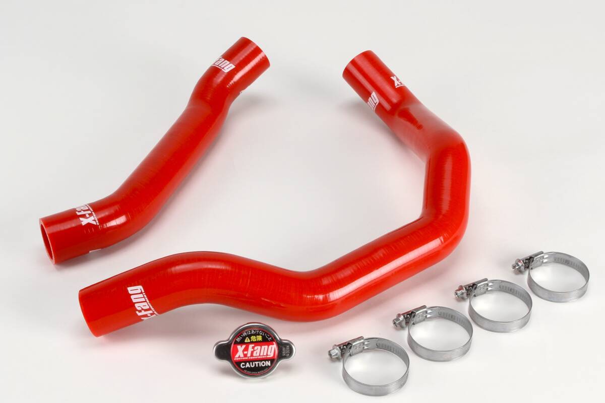 【新品/デリカ D:5(CV5W、CV4W、CV2W)用】X-FANG(旧TGS)製、強化ラジエターホース「シリコンウォーターライン」SR021RD拍卖
