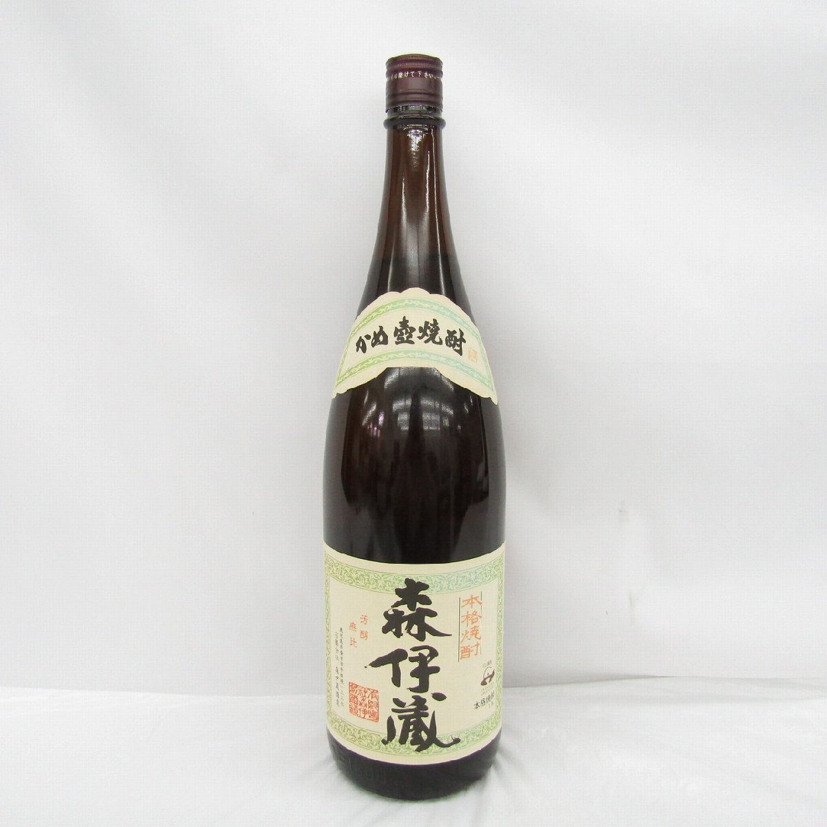 【未開栓】森伊蔵 かめ壺焼酎 本格焼酎 1800ml 25% 11958902 1028拍卖