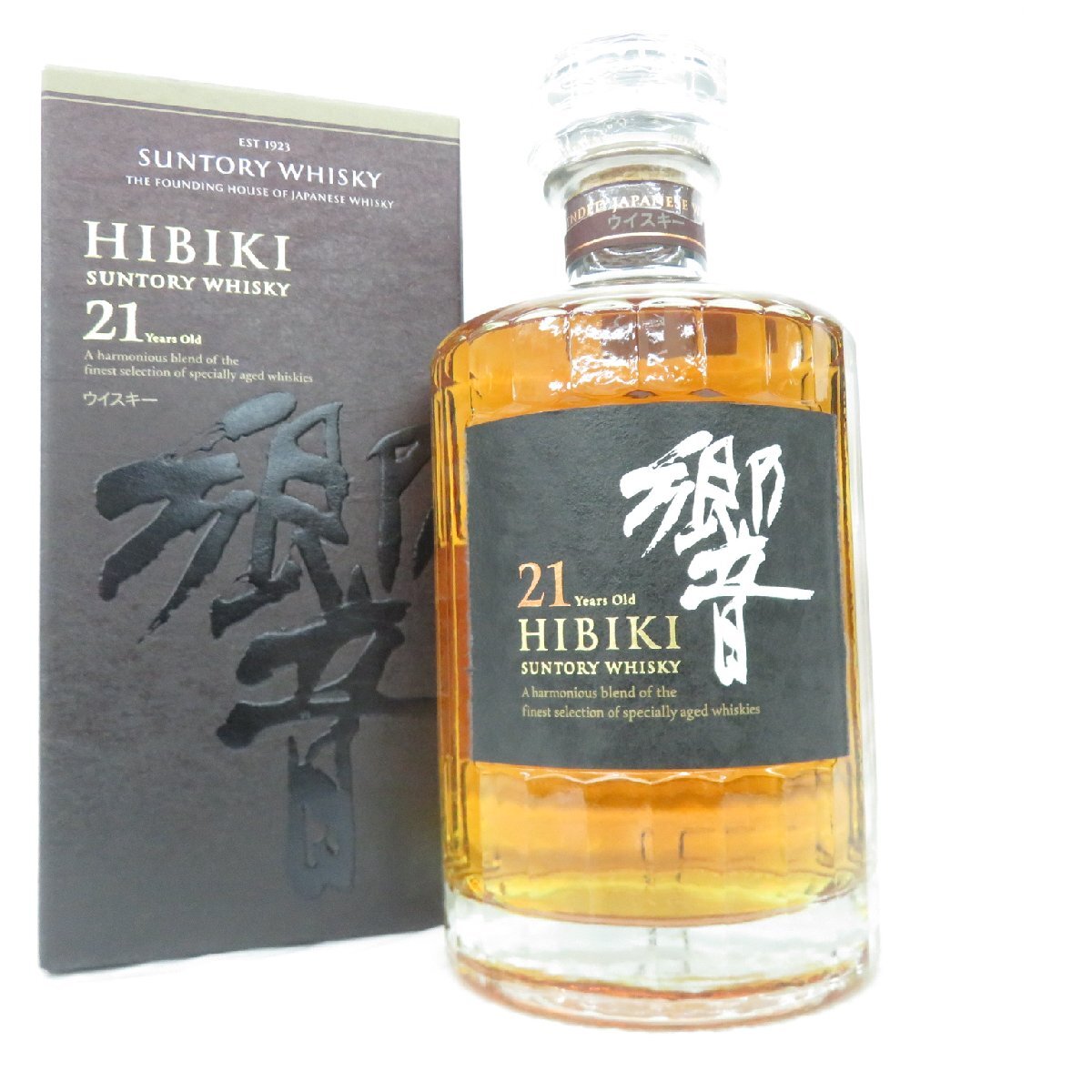 1円~【未開栓】SUNTORY サントリー 響 HIBIKI 21年 ウイスキー 700ml 43% 箱付 11962372 1102拍卖