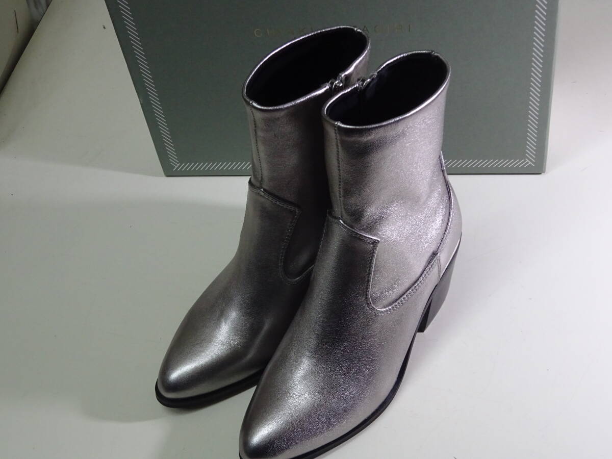 CHIAKI KATAGIRI チアキカタギリ レディース ショートブーツ 未使用品 サイズ35 日本サイズ22cm 拍卖