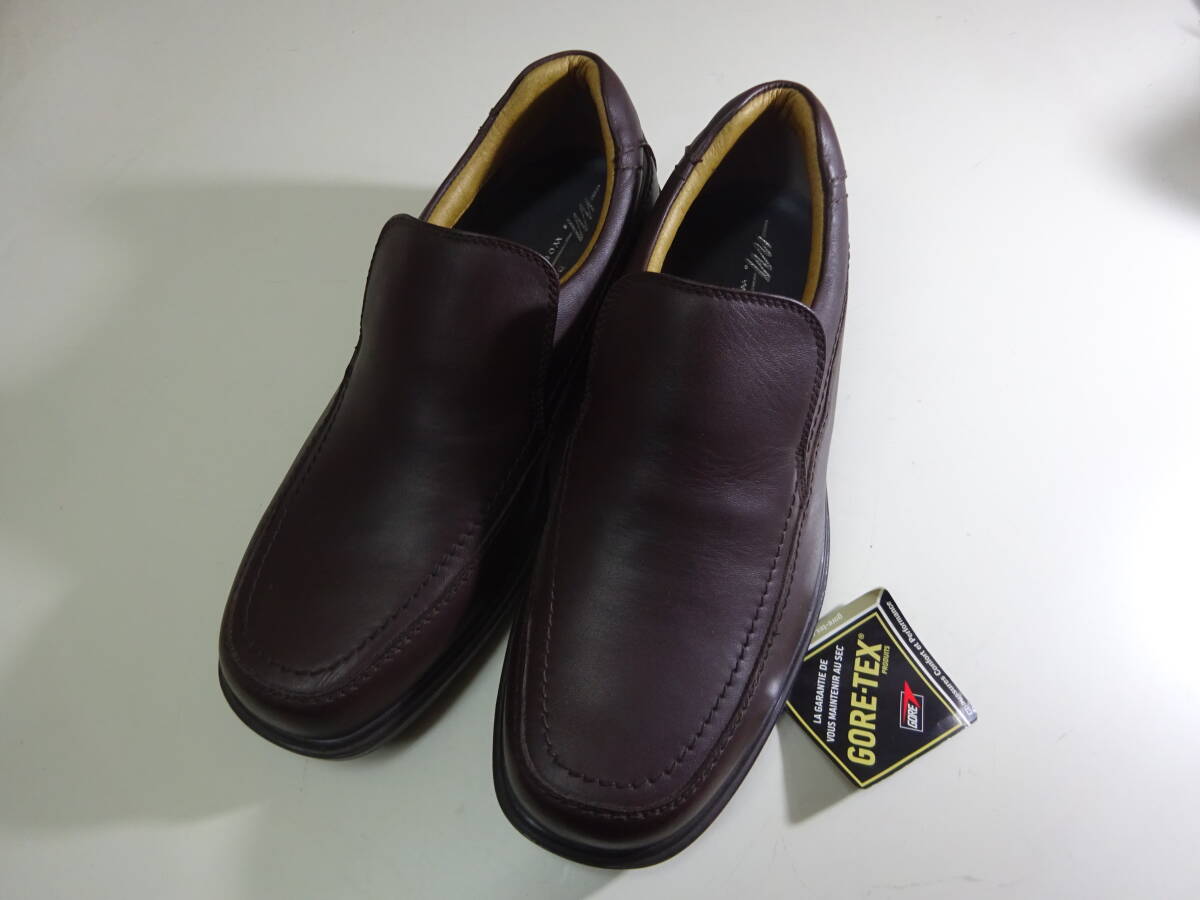 warld march ワールドマーチ メンズローファー GORE-TEX 未使用保存品 サイズ26EEEE拍卖
