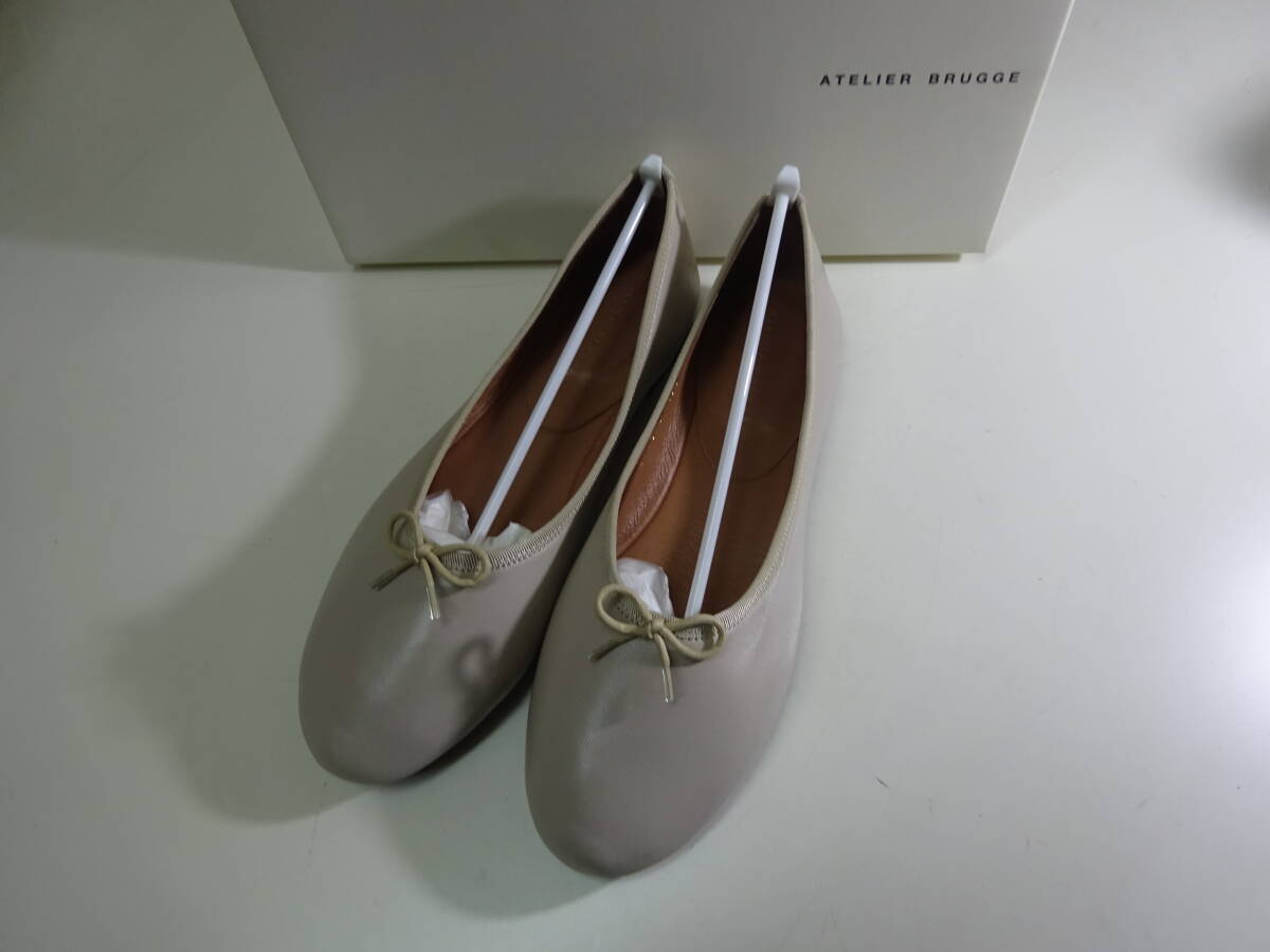 ATELIER BRUGGE アトリエブルージュ フラットシューズ 未使用品 サイズ24cm拍卖