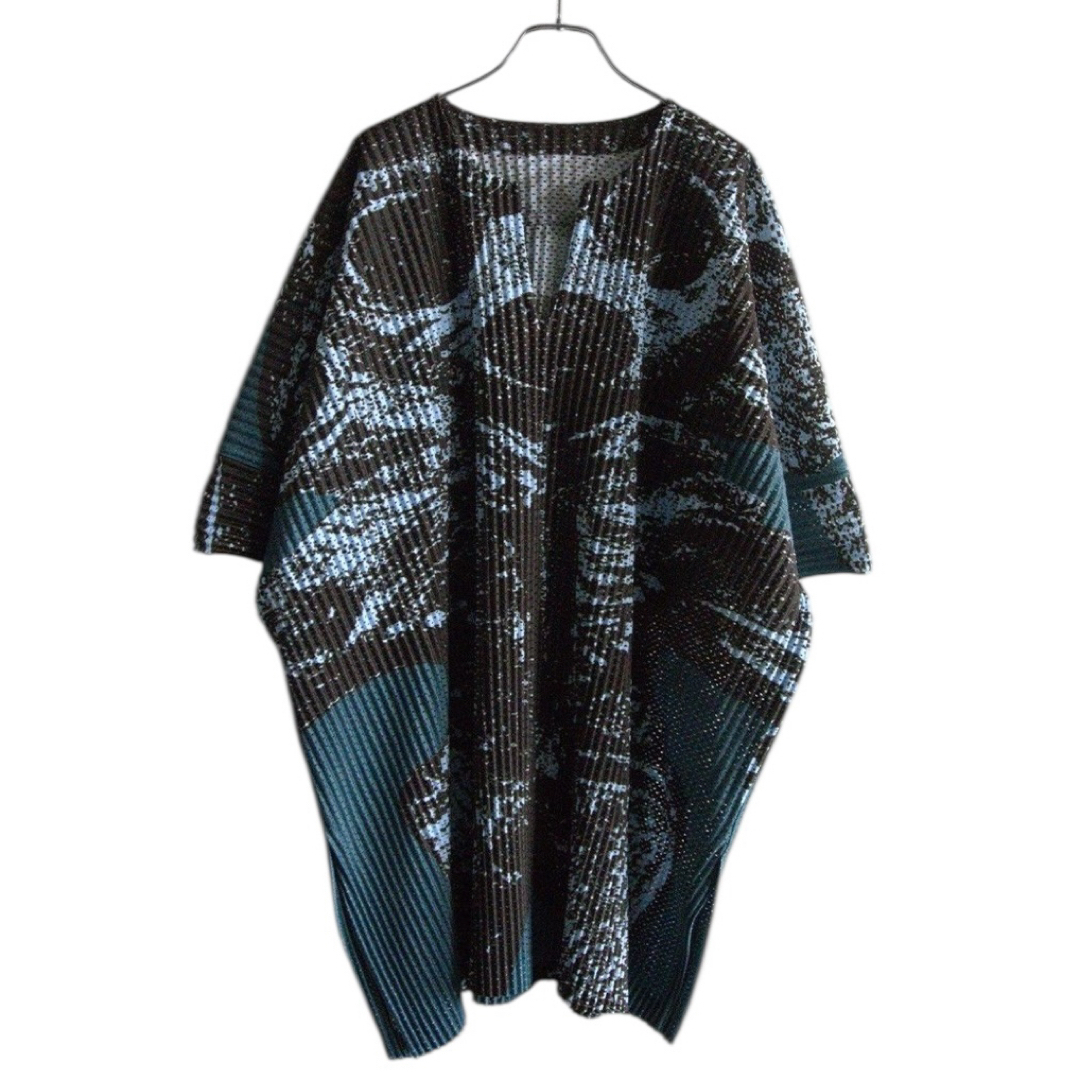 オムプリッセ イッセイミヤケ 総柄プリーツカットソー トップス チュニック拍卖