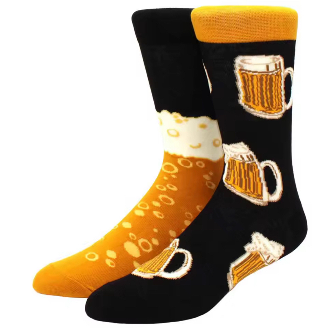 新品未使用 ビール ビアー お酒 ユニーク ソックス 靴下 プレゼント ギフト拍卖
