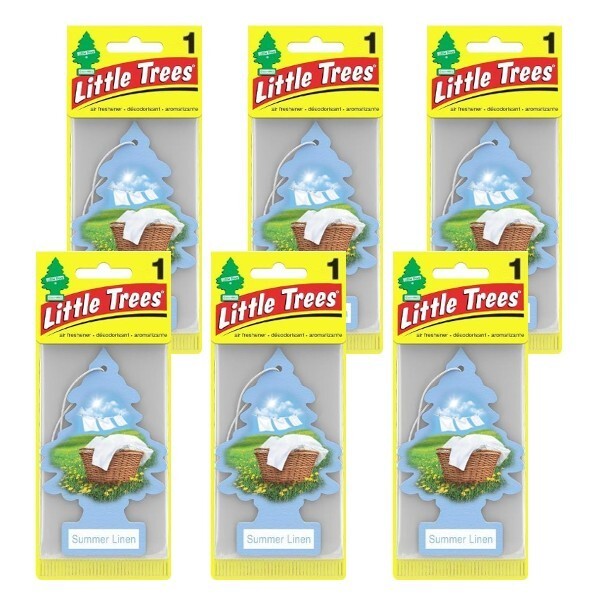 Little Trees リトルツリーエアフレッシュナー サマーリネン Summer Linen USDM 6枚セット拍卖