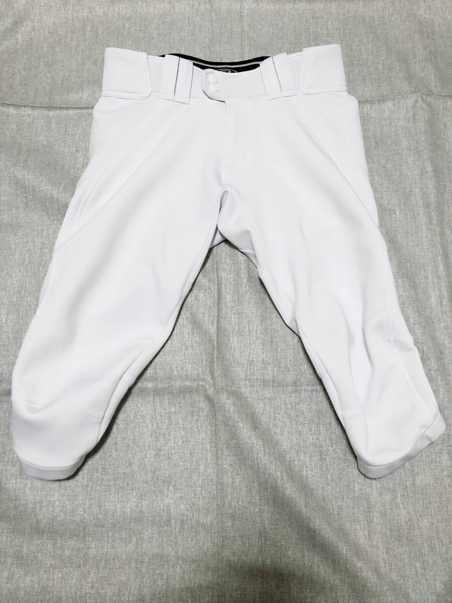 ★ローリングス 4D8+PLUS野球パンツ(ショートフィット) Mサイズ 白 APP14S01 膝加工、マーク無し拍卖
