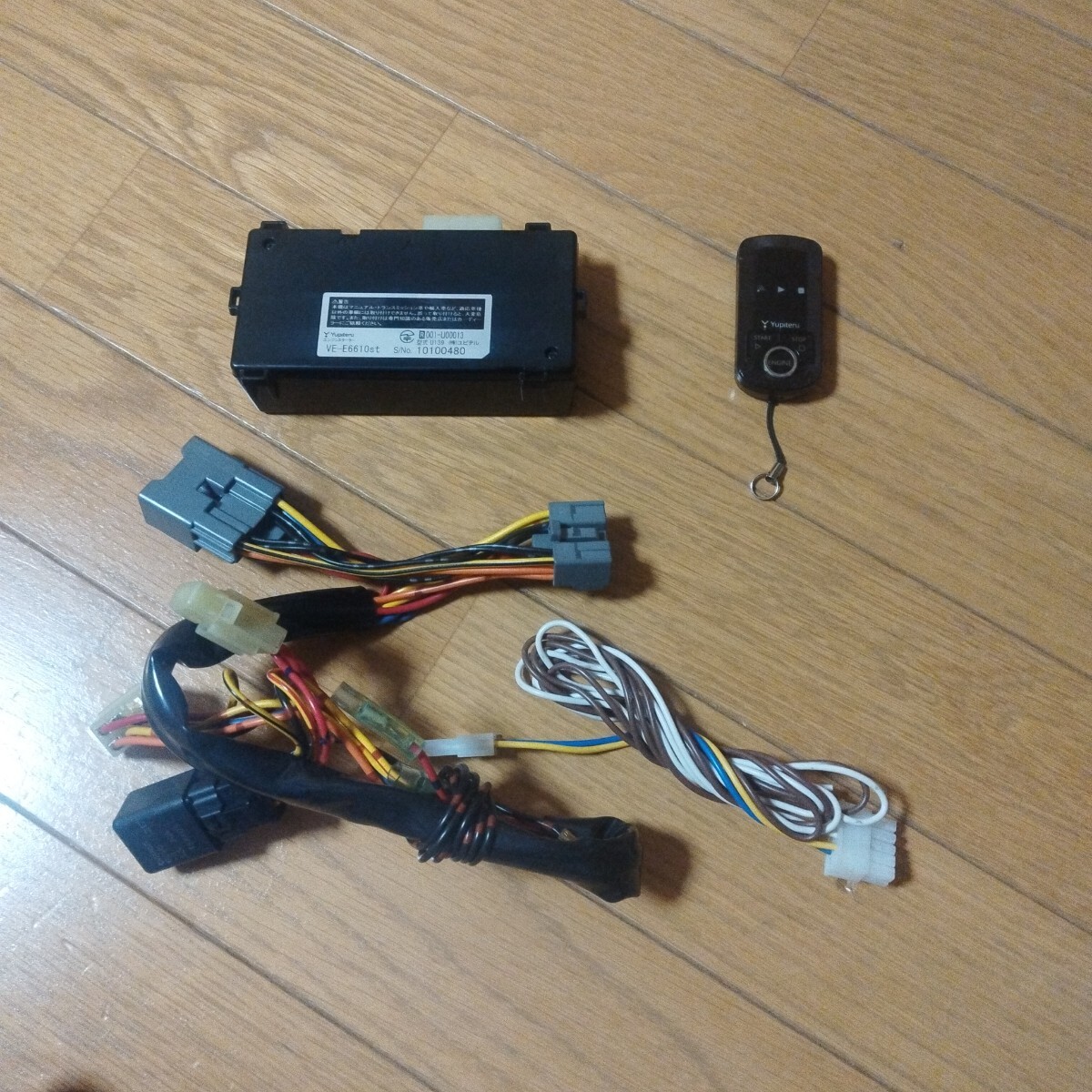 絶版希少 初期型ジムニー JB23外し ユピテル 双方向 VE-E6610st リモコン エンジンスターター 専用ハーネス S-109 付 アンサ−バック拍卖