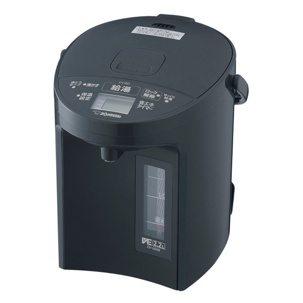 象印:マイコン沸とうVE電気まほうびん『優湯生』(2.2L)(ソフトブラック)/CV-GD22-BM拍卖