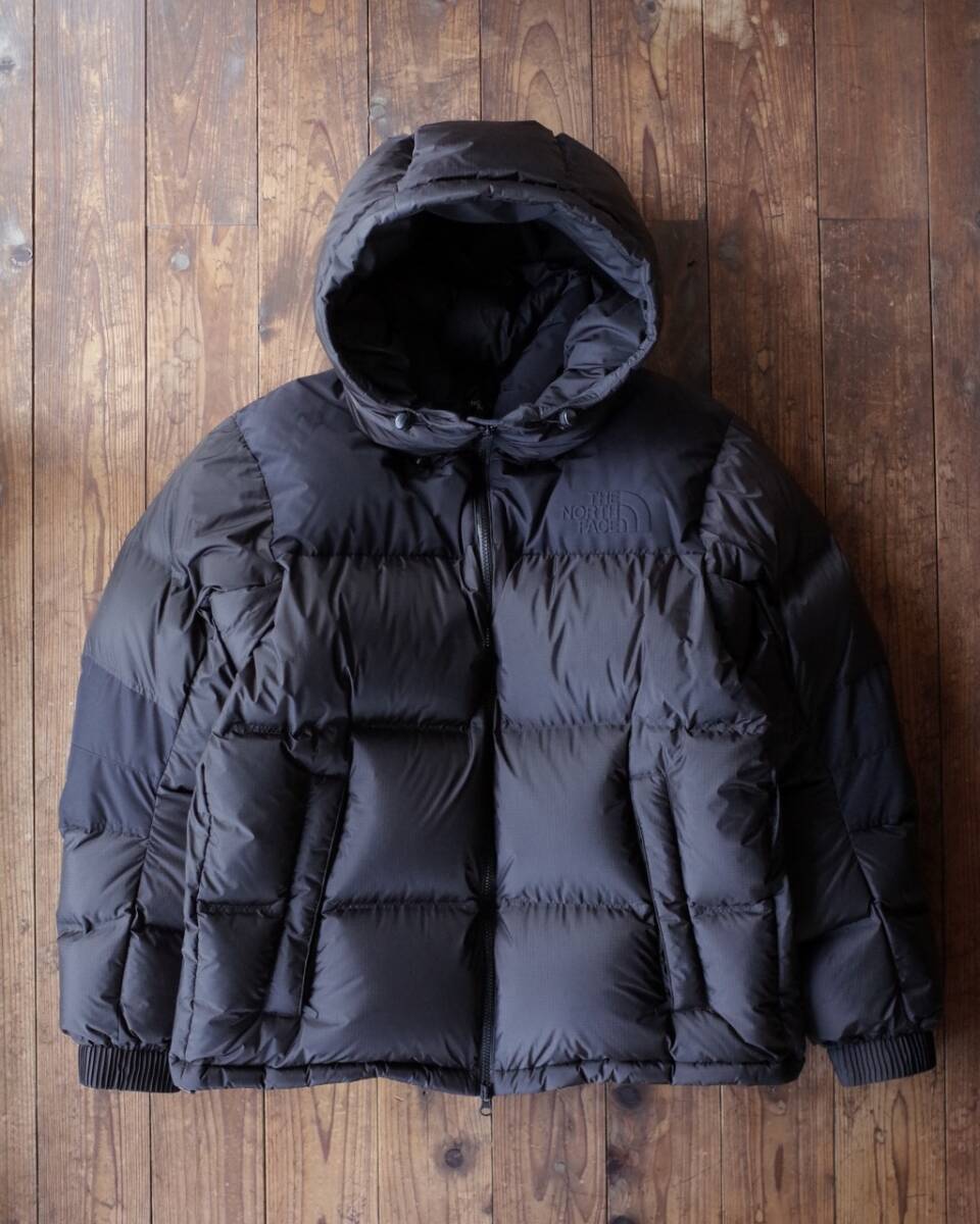 【超美品・クリーニング済み】 THE NORTH FACE ザノースフェイス GORE-TEX ヌプシ フーディー ダウンジャケット 黒 L拍卖
