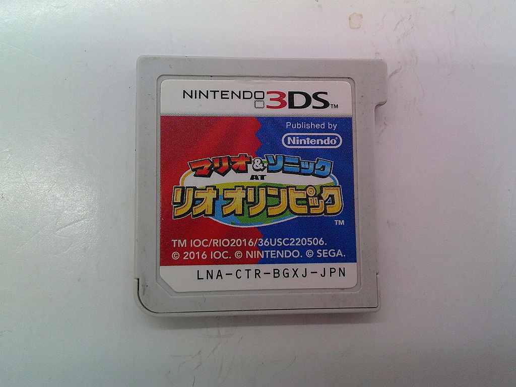 KM7600★ニンテンドー3DSソフトのみ マリオ&ソニック AT リオ オリンピック クリーニング済み 起動確認済み 3DS拍卖