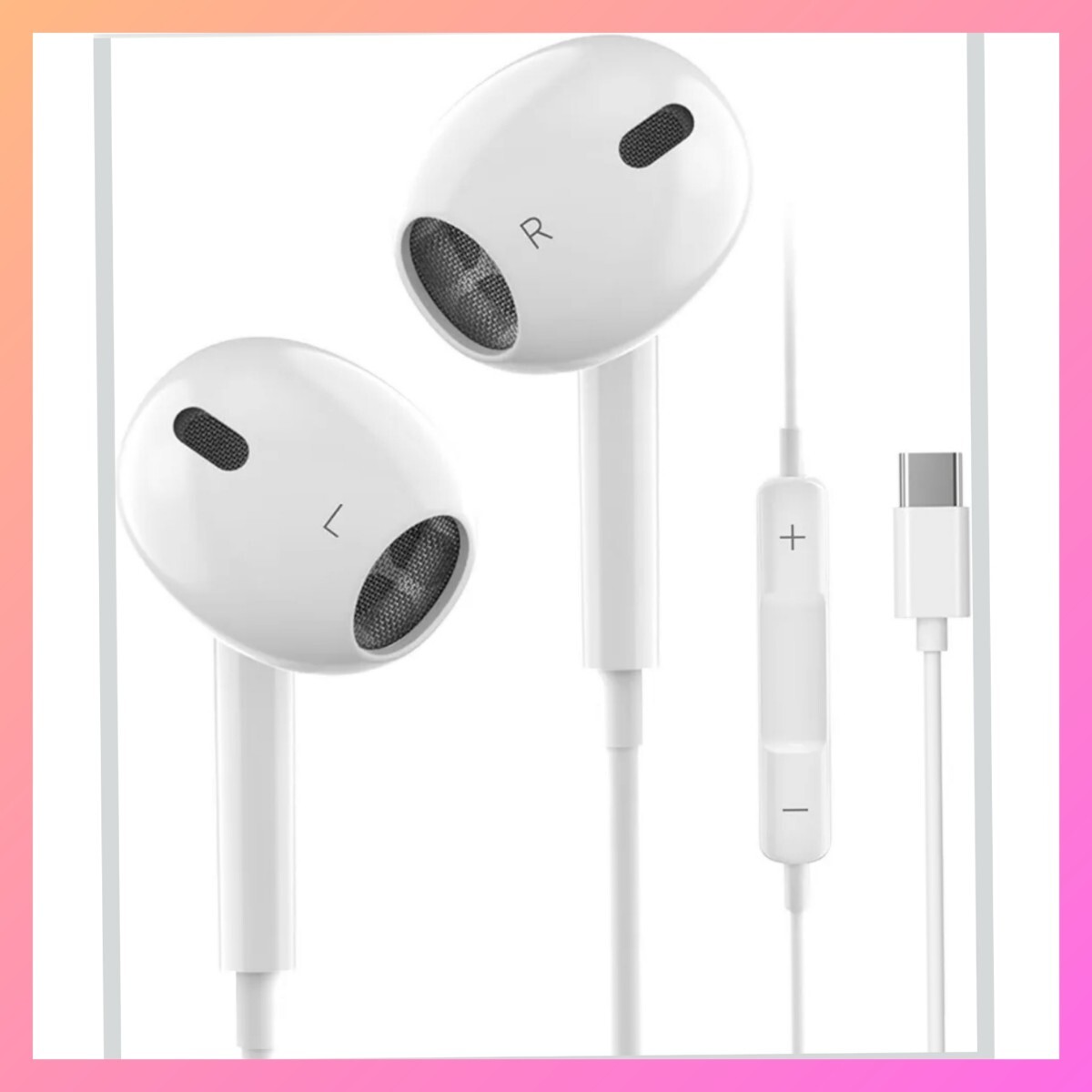 イヤホン タイプc イヤホン【2025年新バージョン iPhone15/16対応】拍卖