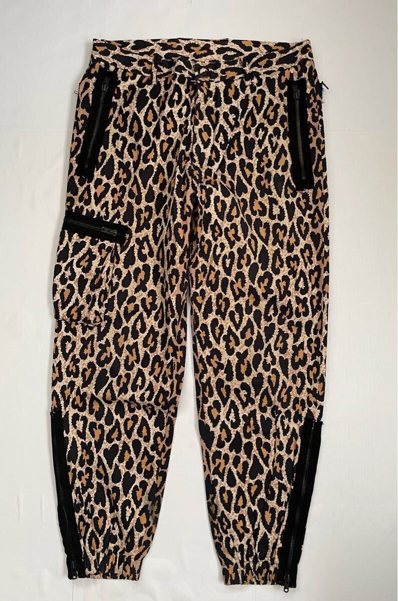 ナンバーナイン numbernine 03ss カート期 レオパード柄ボンテージパンツ サイズ2 レオパード 25038拍卖